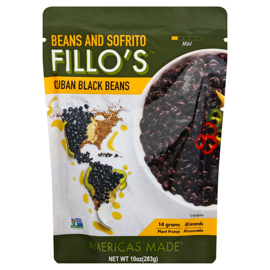 Fillos Beans Black Cuban 10 oz (Pack Of 6)