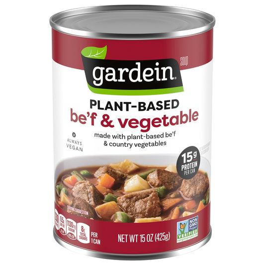 Gardein Soup Beef Vegetable 15 Oz Pack of 12