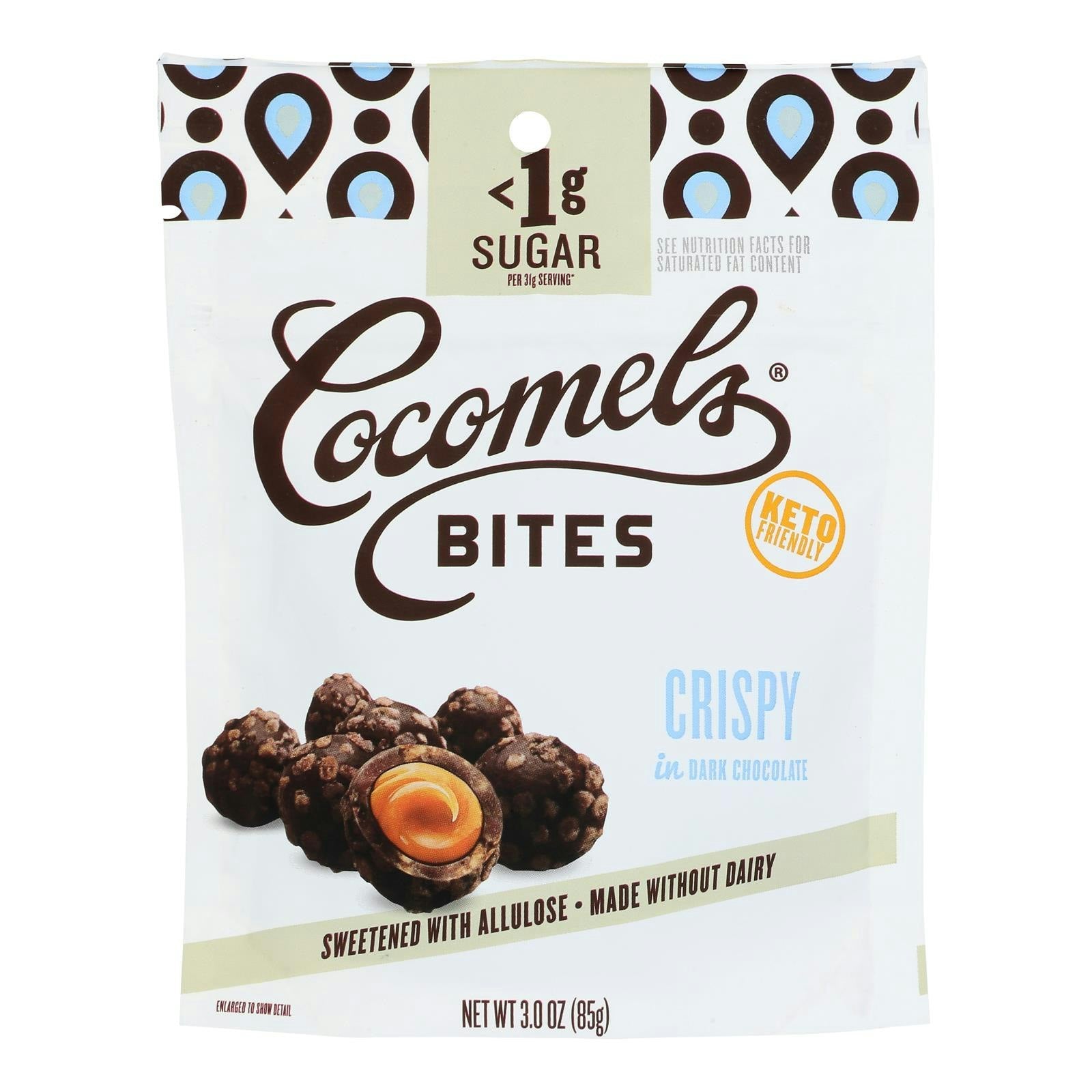 Cocomels Bites Chocolate Sugar Free Sea Crispy