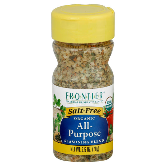 Frontier Herb Seasoning All Purpose Salt Free 2.5 Oz Pack of 6