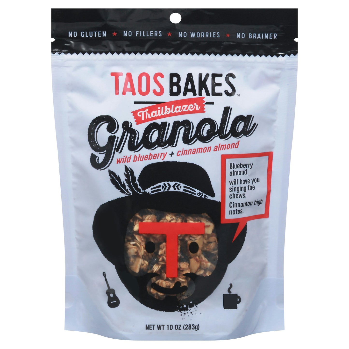 Taos Bakes Granola Blueberry Cinnamon Almond 10 Oz (Pack of 6)