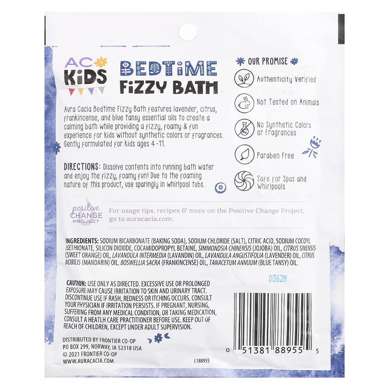 AURA CACIA (Pack Of 18) Aura Cacia Aromatherapy Foam Kids Bedtime 2.5 Oz