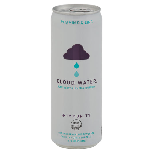 Cloud Water Immunity Water Sparkling Blackberry Lemon R 12 FO (Pack Of 12)