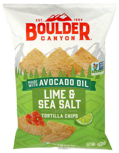 Boulder Canyon Tortilla Lime Sea Salt Potato Chips