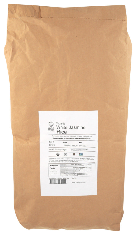 Lotus Foods Rice Jasmine Organic