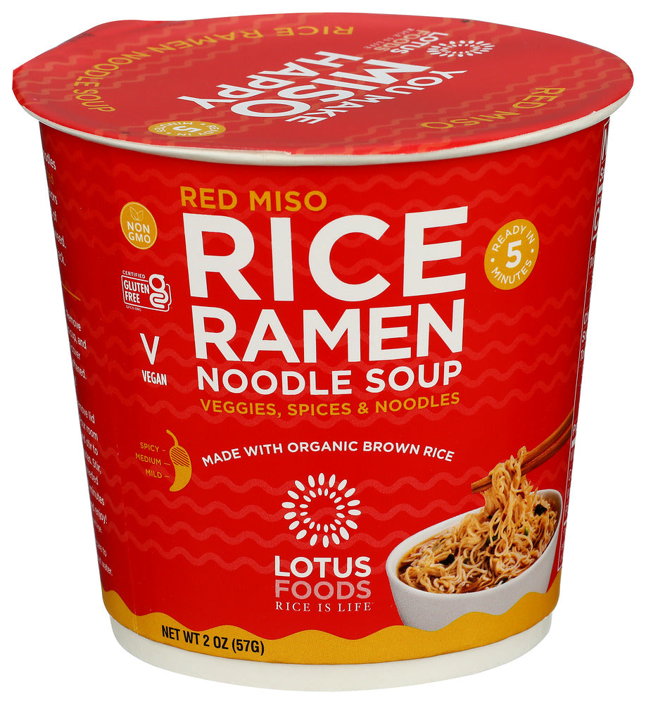 LOTUS FOODS (Pack Of 12) Lotus Foods CupNoodle Brown Rice Organic 2 Oz