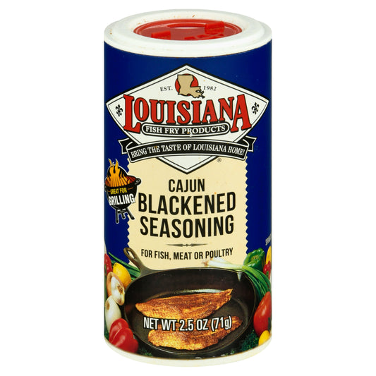 Louisiana Fish Fry Seasoning Blacknd Fish 2.5 oz (Pack Of 12)