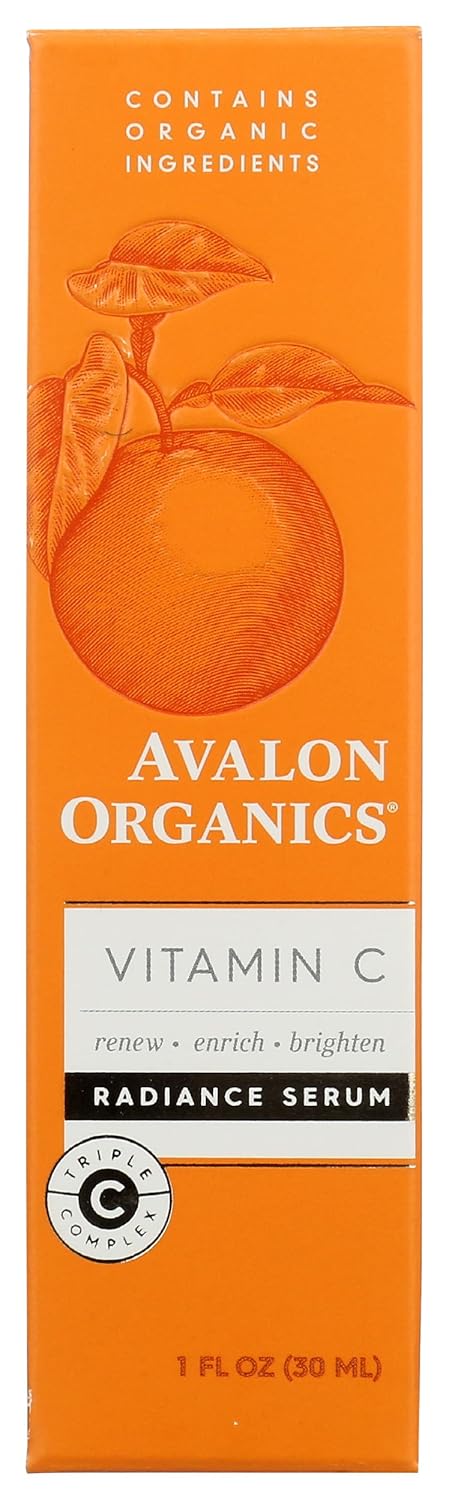 AVALON ORGANICS (Pack of 3) Avalon Organics Radiance Vitamin C Facial Serum 1 Fl Oz