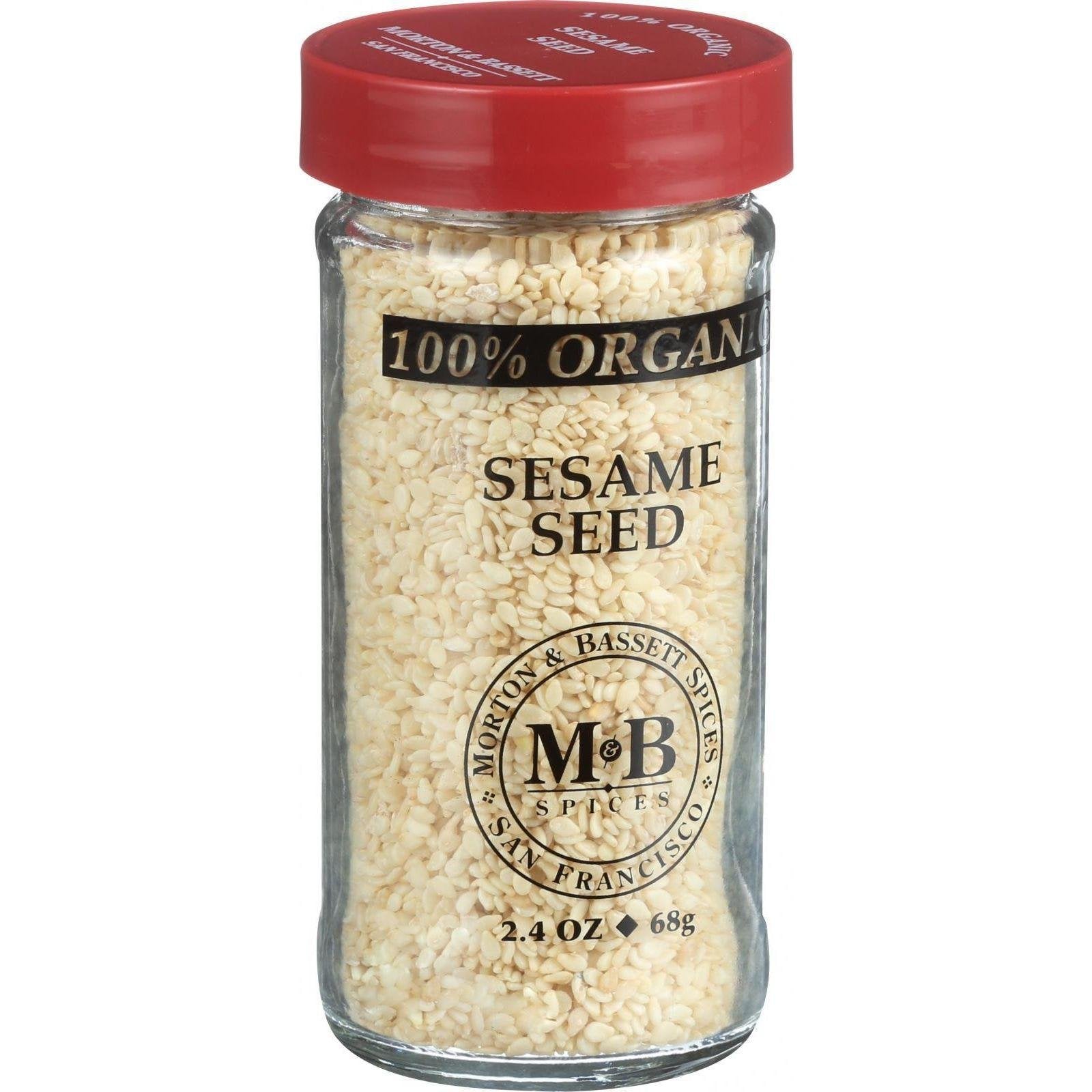 MORTON & BASSET (Pack of 6) Morton & Bassett Organic Sesame Seed Loose Spice Single 2.4 Oz