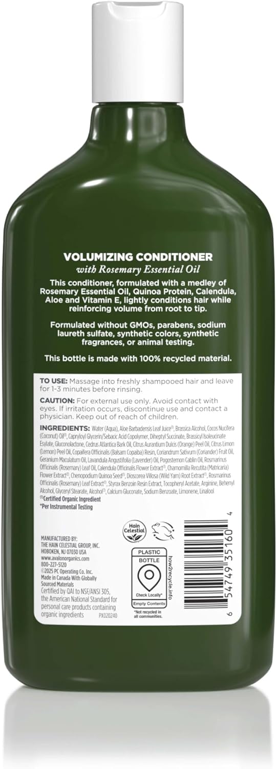 AVALON ORGANICS (Pack of 7) Avalon Organics Conditioner Rosemary 11 Fl Oz