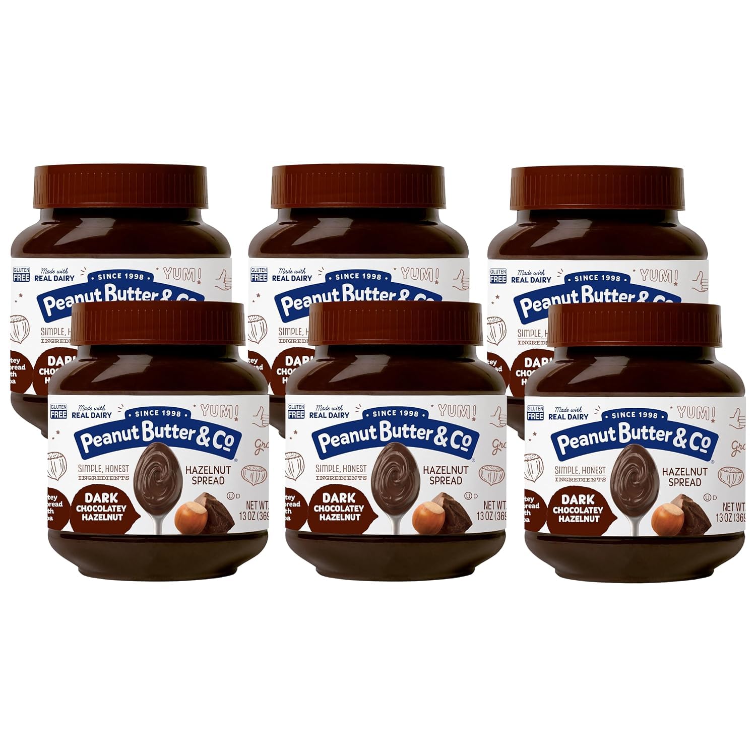 Peanut Butter & Co Hazelnut Dark Chocolate Spread