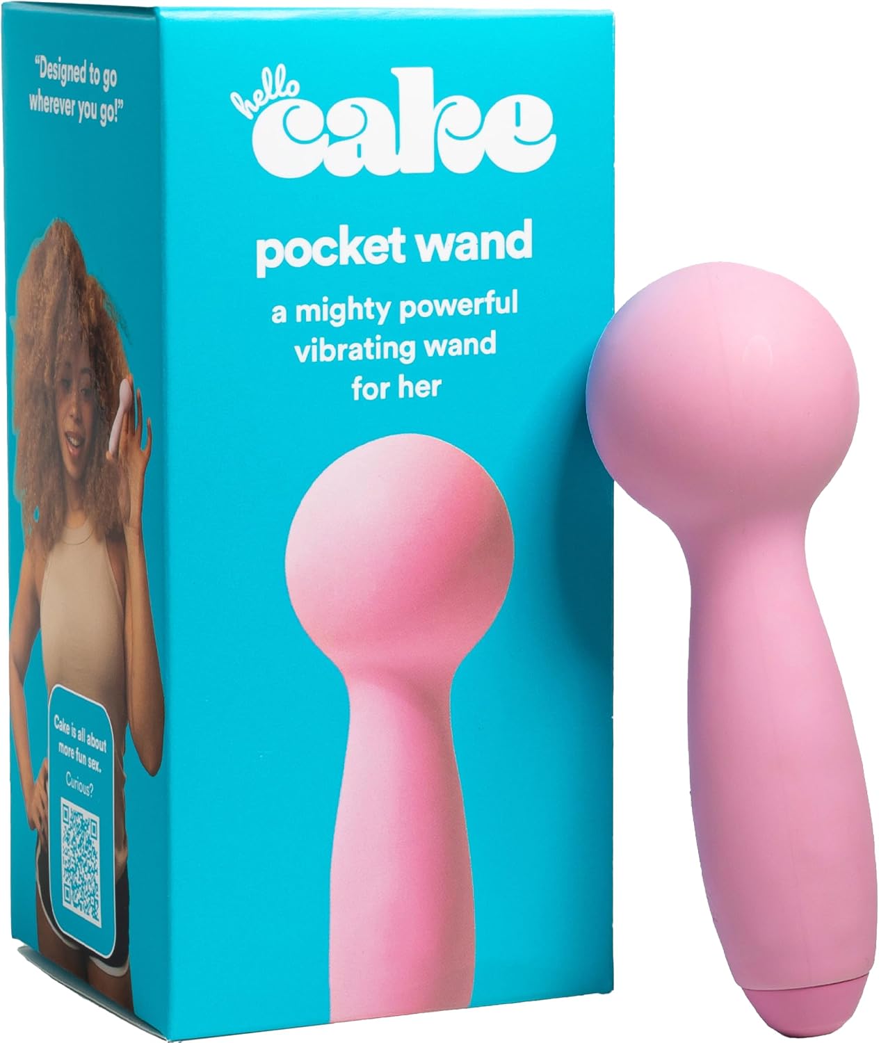 HELLO CAKE (Pack of 3) Hello Cake Pocket Wand Personal Care Family Planning Sex Toy 1 Each