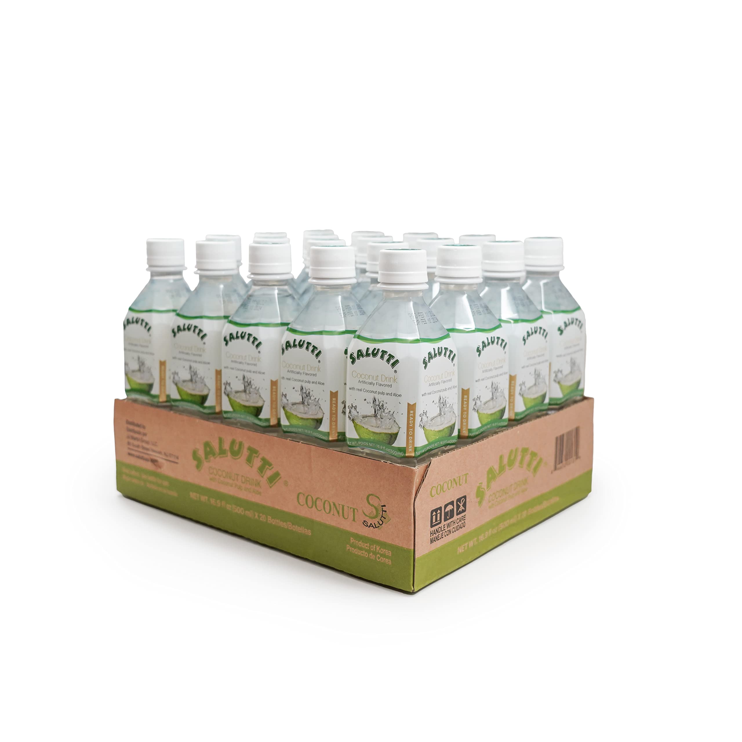Salutti Water Coconut Pulp Aloe Plant Based Coconut Wate
