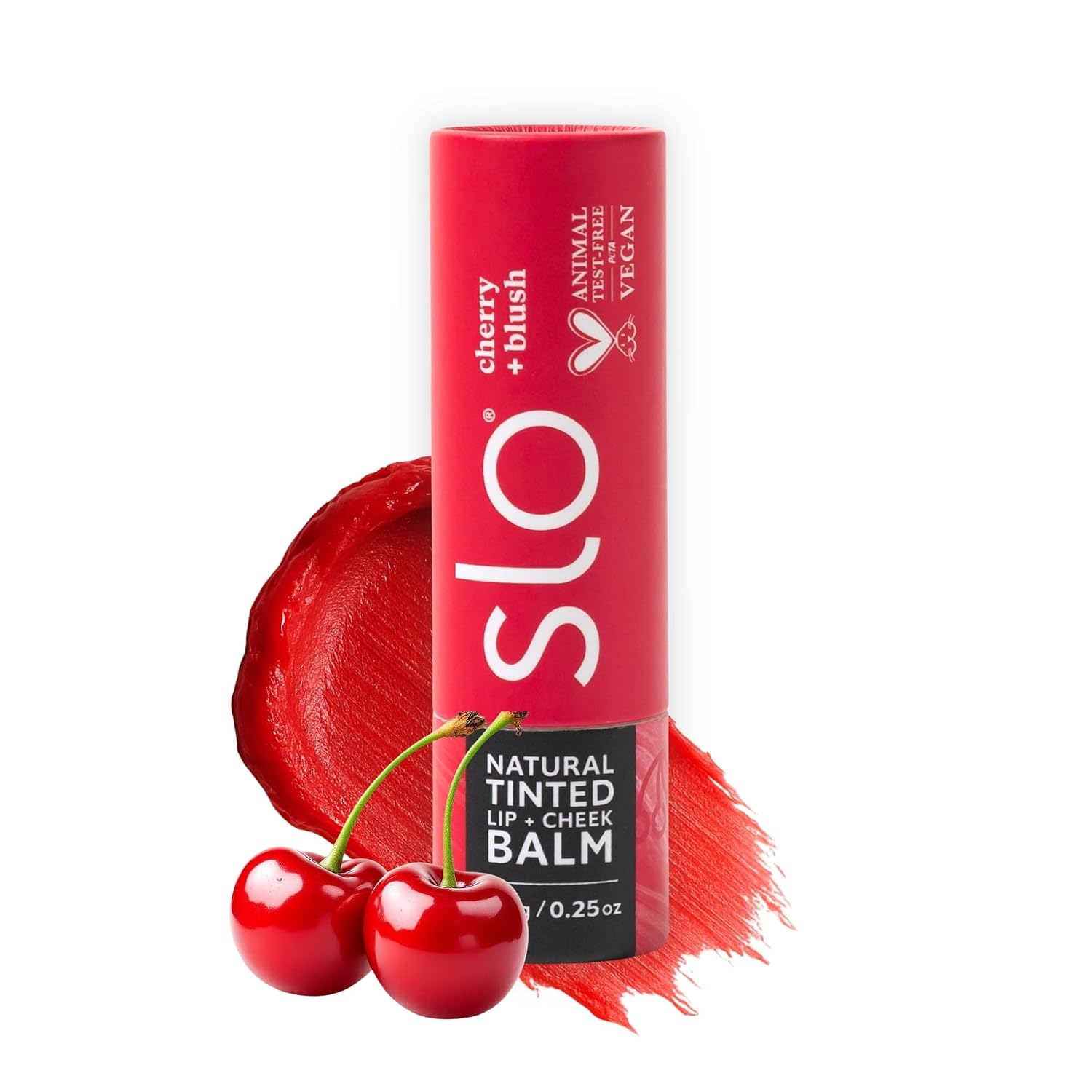 Slo Balm Lip Cheek Cherry Blush