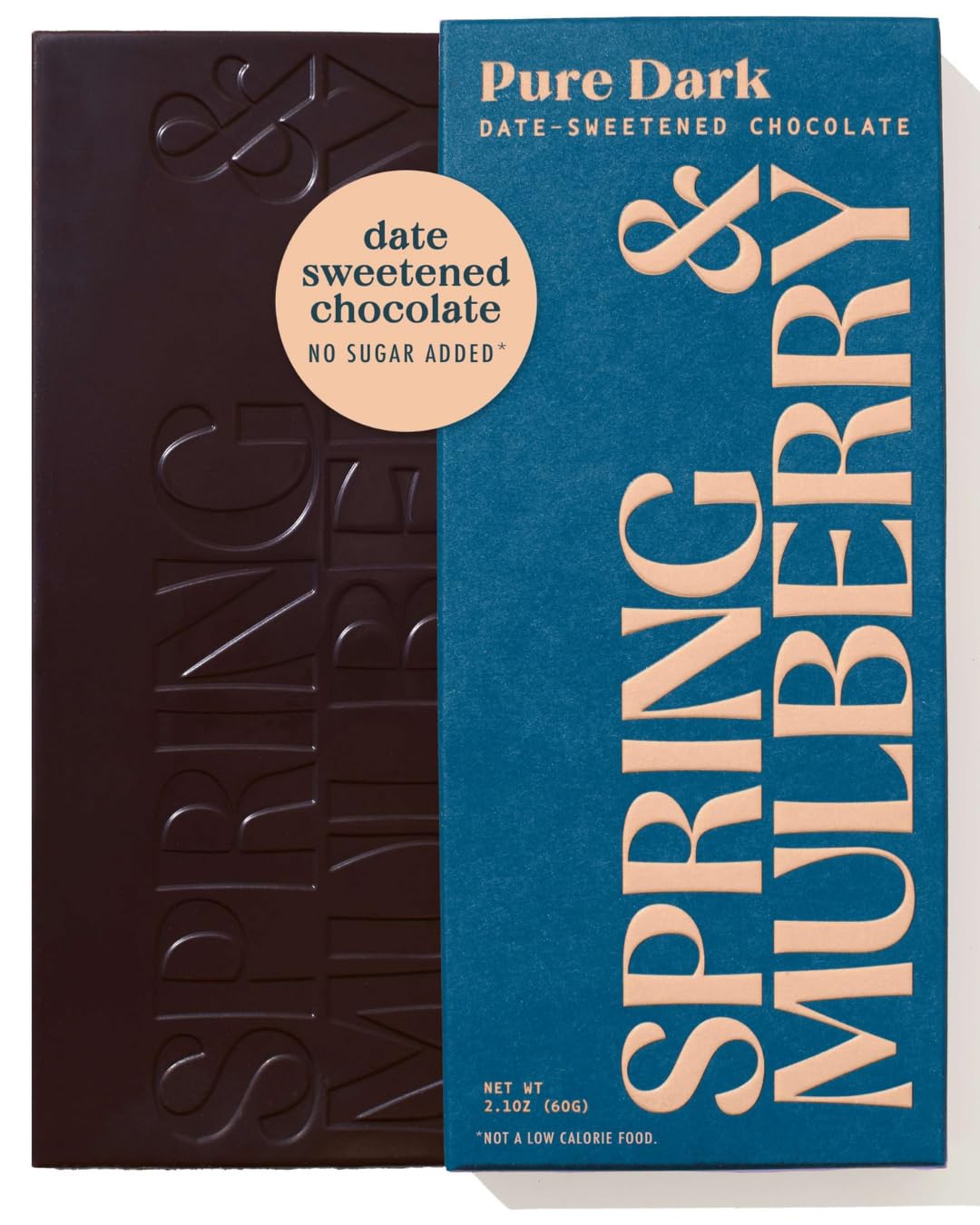 Spring And Mulberry Chocolate Bar Pure Dark