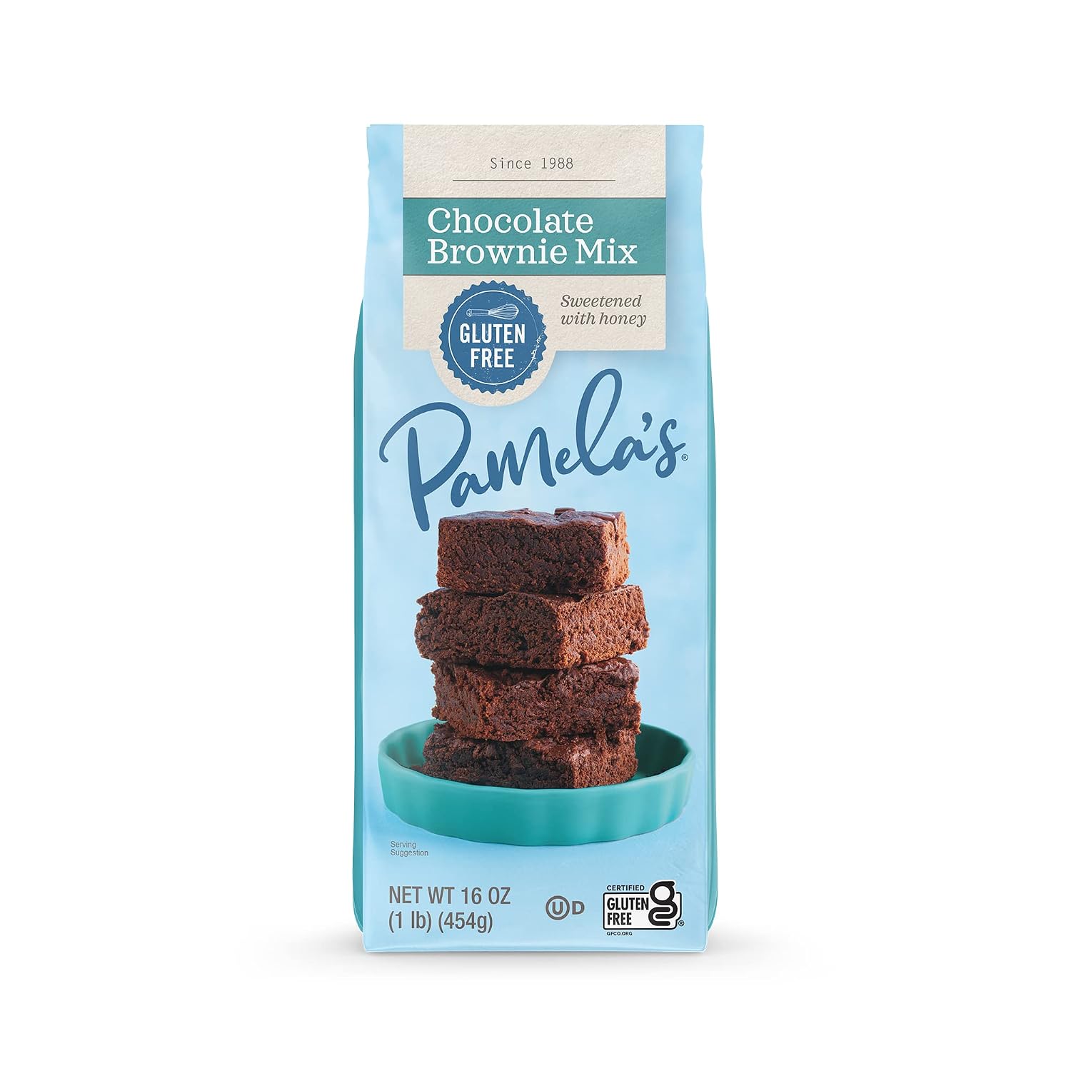 PAMELAS (Pack Of 8) Pamela's Mix Brownie Irresistible Flavor Gluten Free 16 Oz