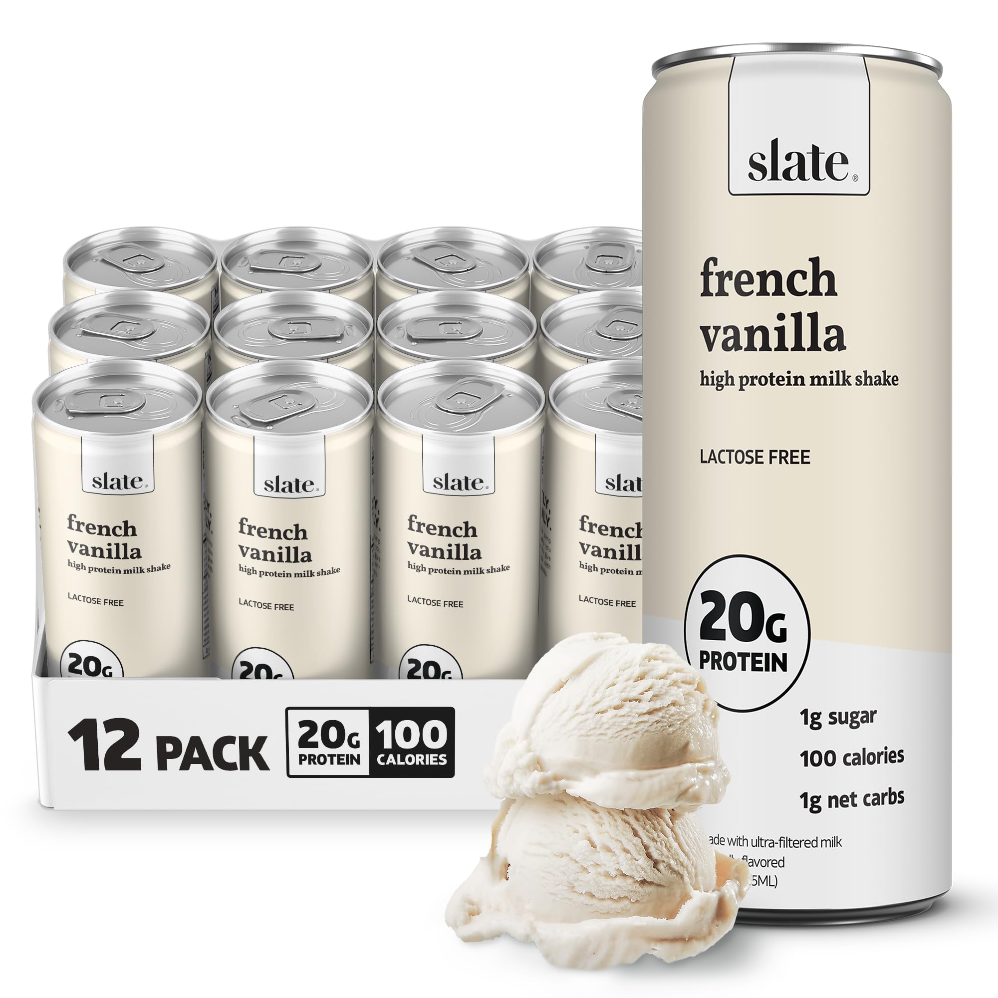 Slate Protein Shake French Vanilla