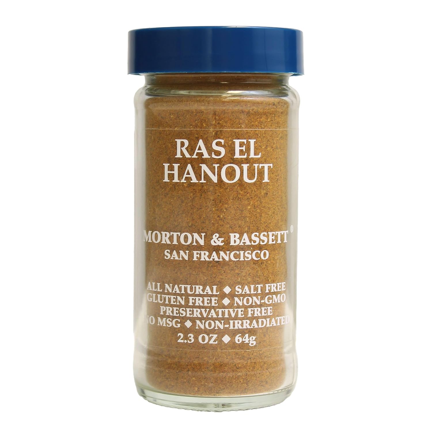MORTON & BASSET (Pack of 6) Morton & Bassett Ras El Hanout Seasoning Spice Single Loose 2.3 Oz