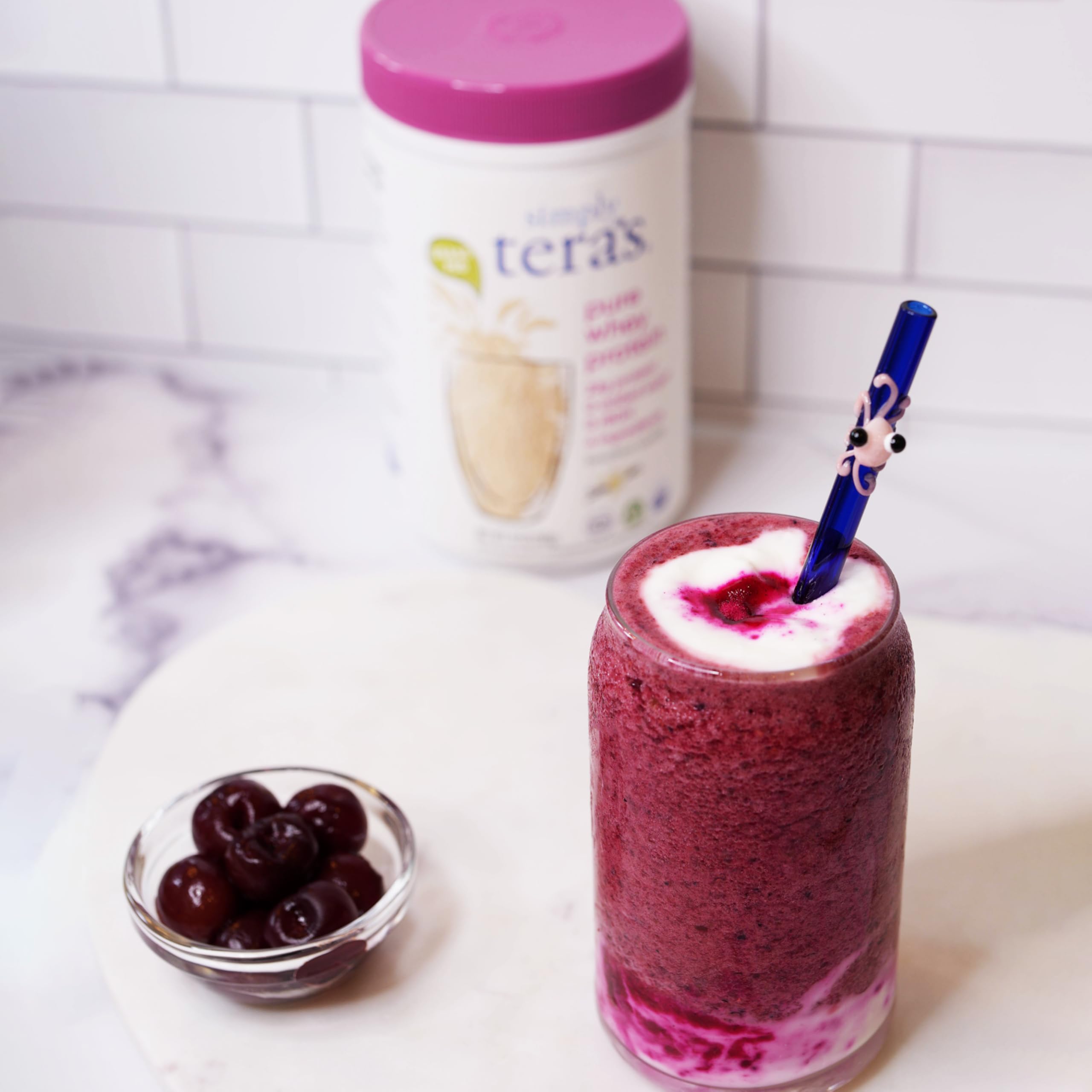 Simply Teras Pure Whey Protein Powder - Grass Fed Vanilla Whey Protein Powder, Clean, Made Without Artificial Sweeteners, Non-GMO, Kosher, rBGH-Free, Soy-Free