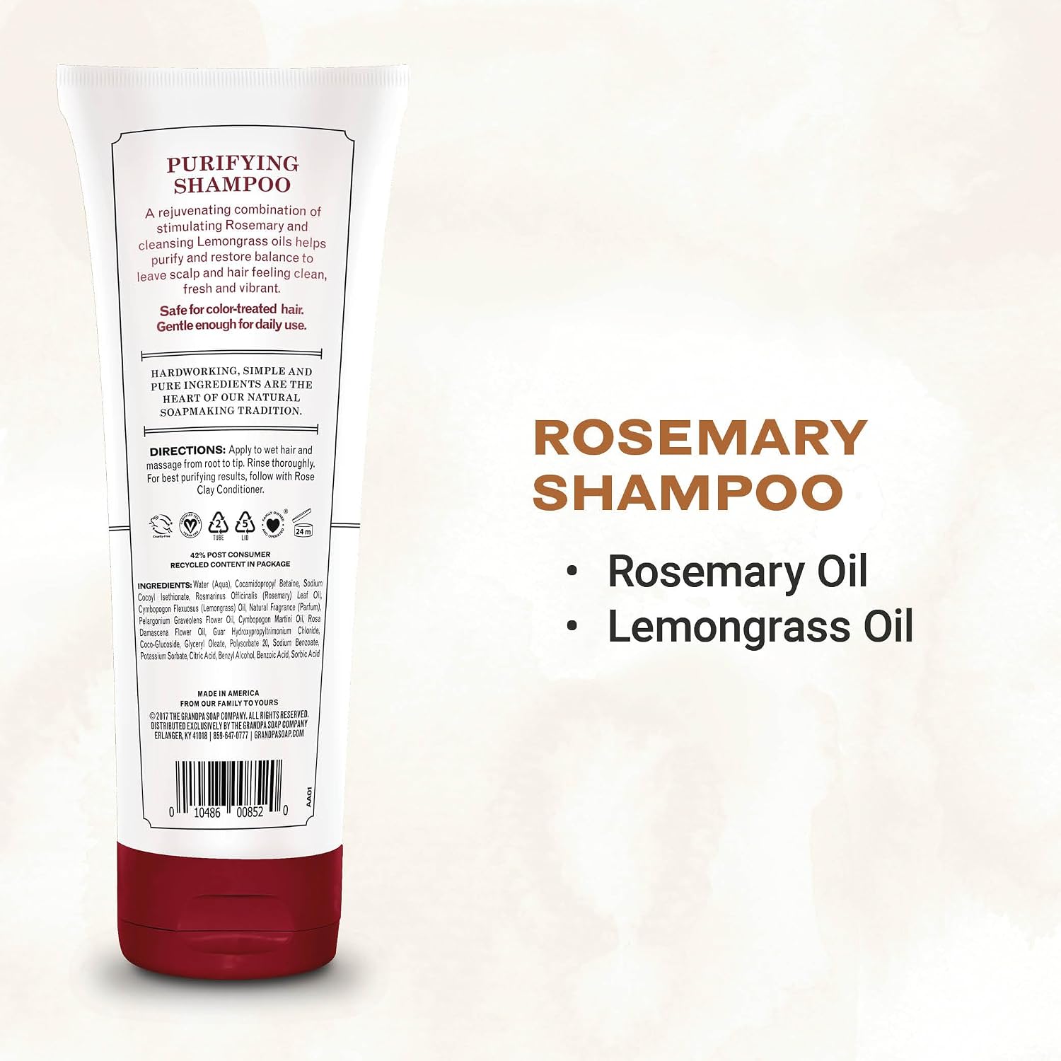 GRANDPAS (Pack of 9) The Grandpa Soap Rosemary Shampoo 8 Oz