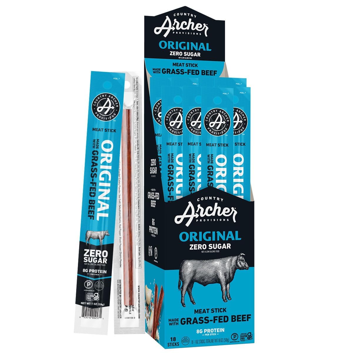 Country Archer Original Beef Stick Natural Meat Snack