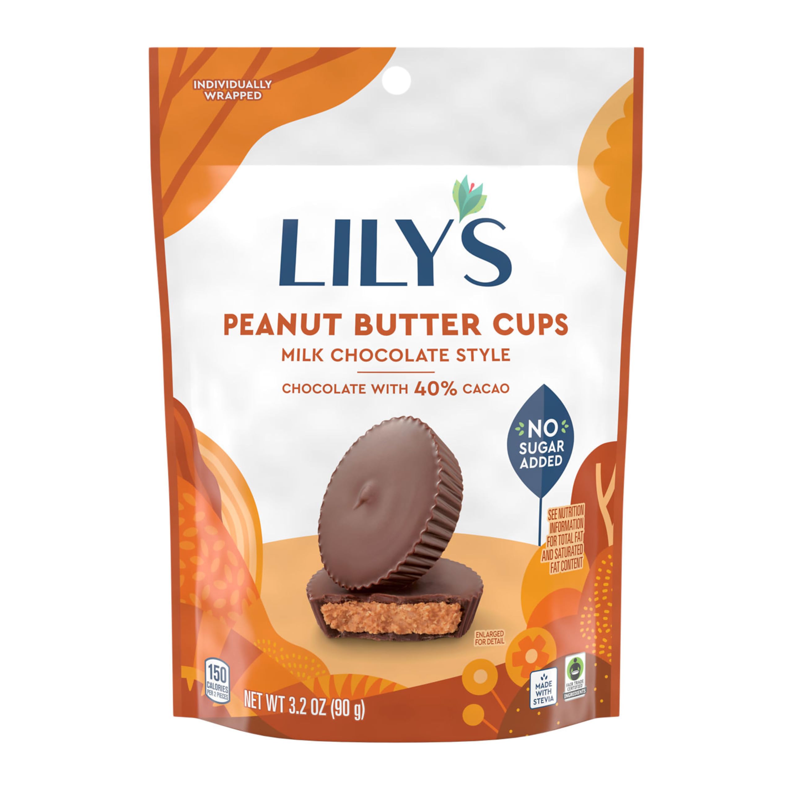 Lily's Chocolate Milk Chocolate Peanut Butter Cups