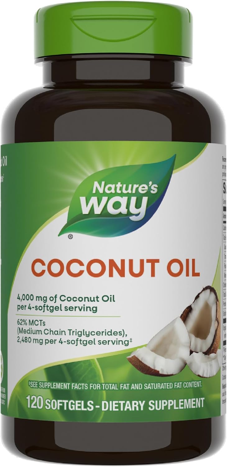 Nature's Way Coconut Oil 120 Sg