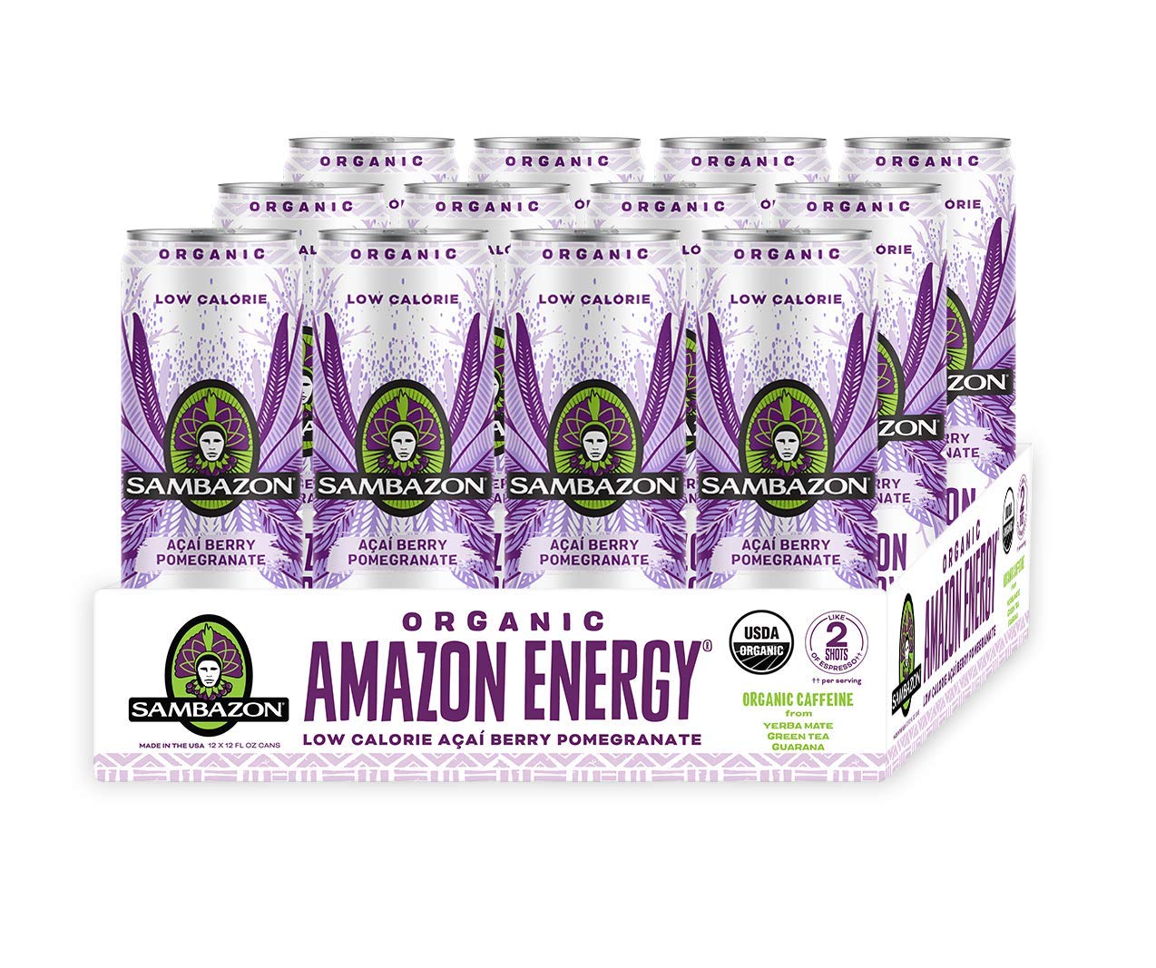 Sambazon Amazon Energy Drink Low Calorie