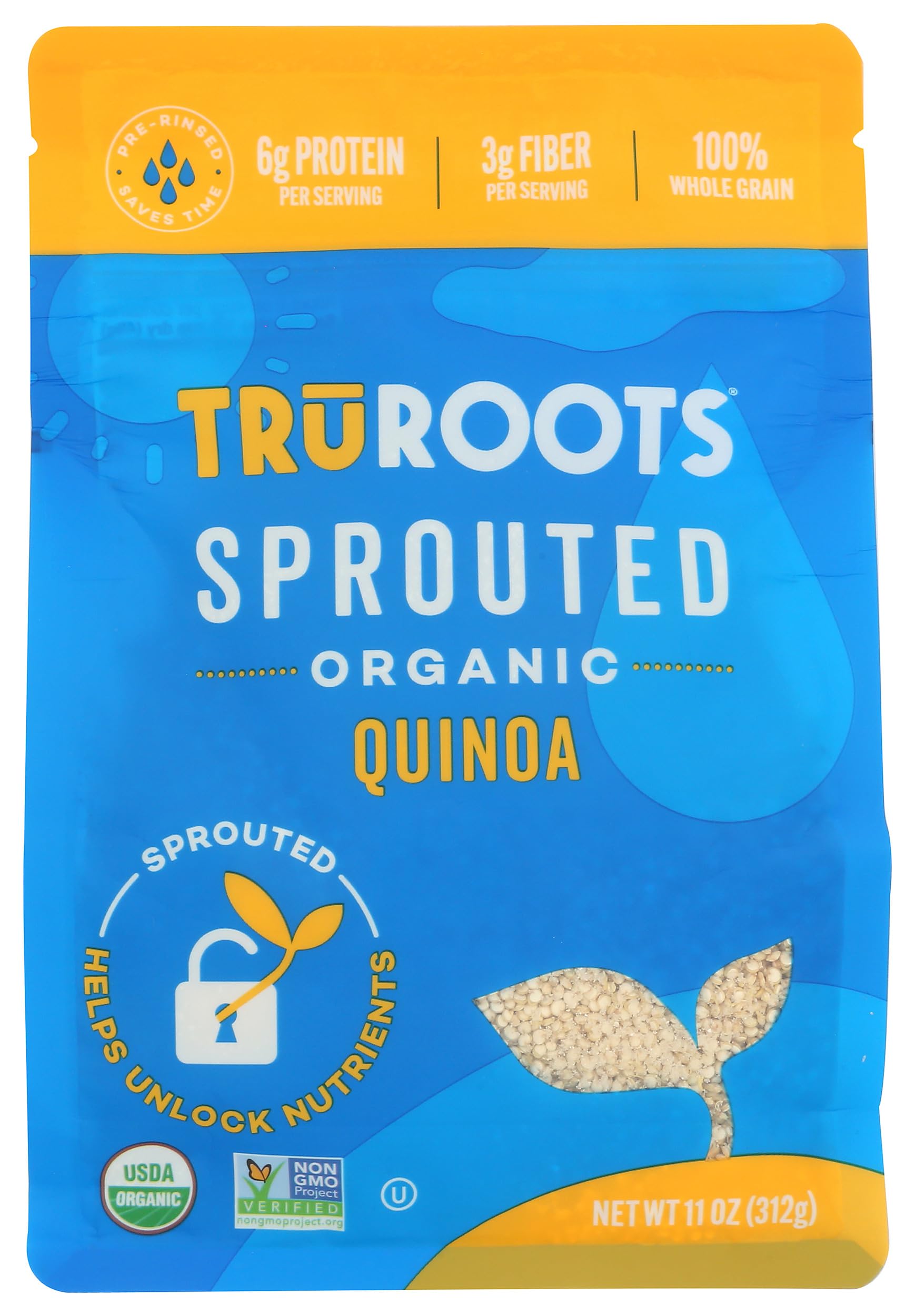 Truroots Quinoa Sprouted Organic Grain