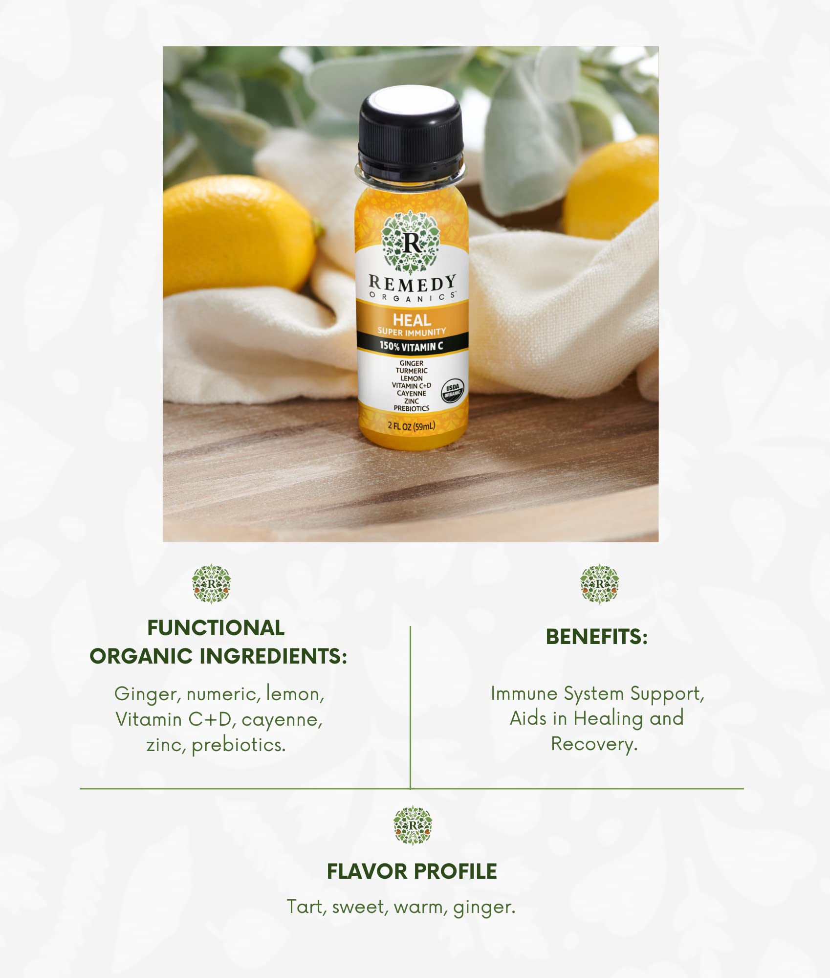 Remedy Organics Shot Heal Immunity