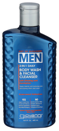 Giovanni Cosmetics Men 2In1 Body&Face Wash