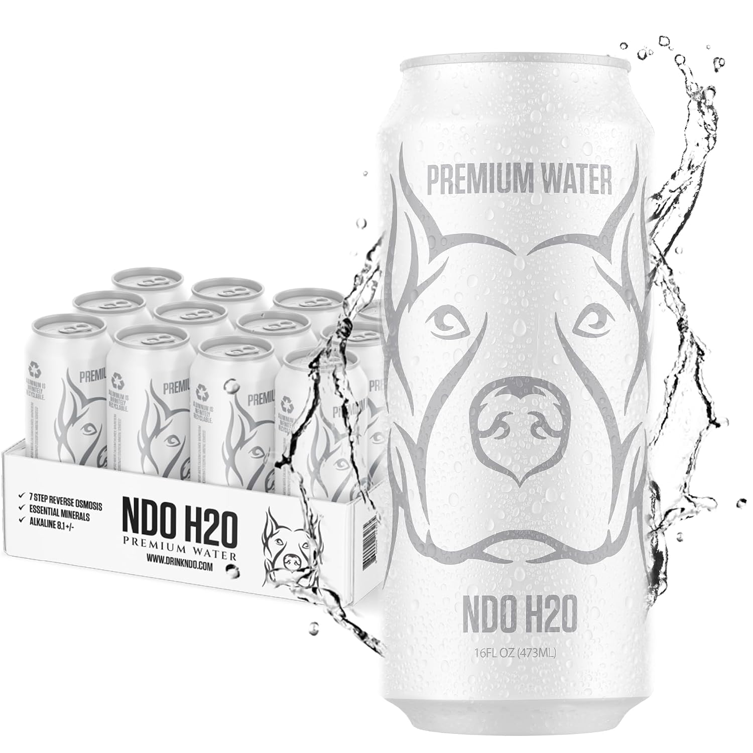NDO H2O (Pack of 24) Ndo H2O Water Ultra Premium 16 Fl Oz