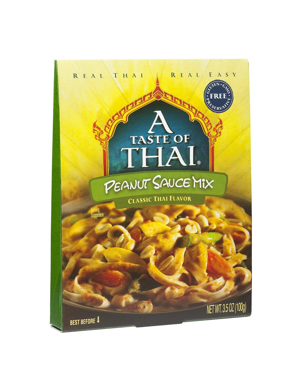TASTE OF THAI (Pack of 24) A Taste of Thai Taste of Thai Mix Sauce Peanut 3.5 Oz