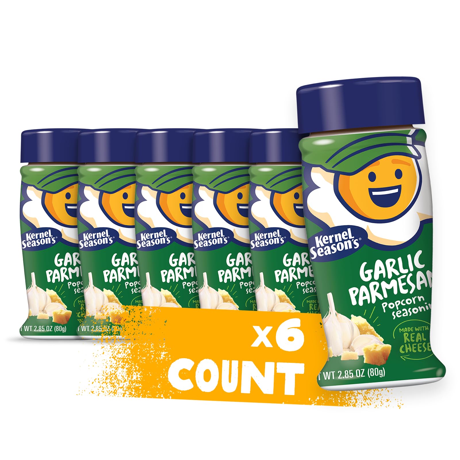 KERNEL SEASONS (Pack of 18) Kernel Season's Parmesan Garlic Seasoning for Popcorn 2.85 Oz