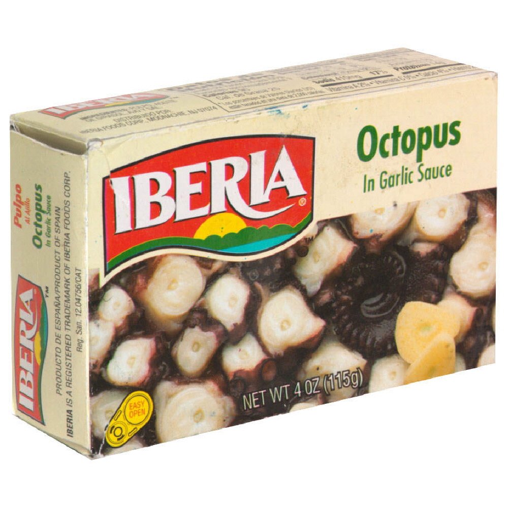 Iberia Octopus in Garlic Sauce Canned Seafood
