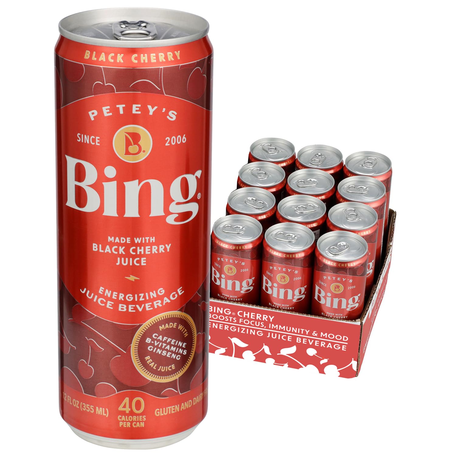 Bing Energy Petey's Bing - Cherry