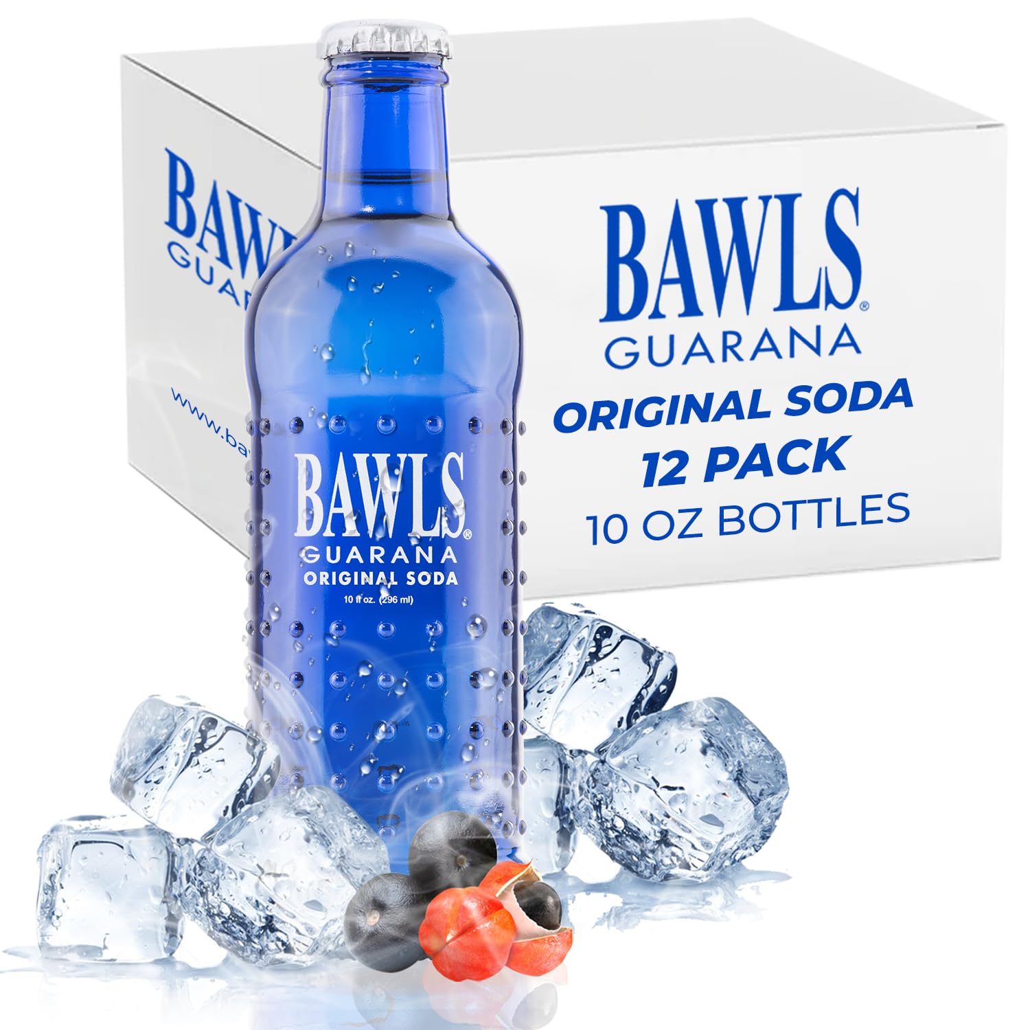 BAWLS GUARANA (Pack Of 24) Bawls Guarana Soda Original 10 Fl Oz