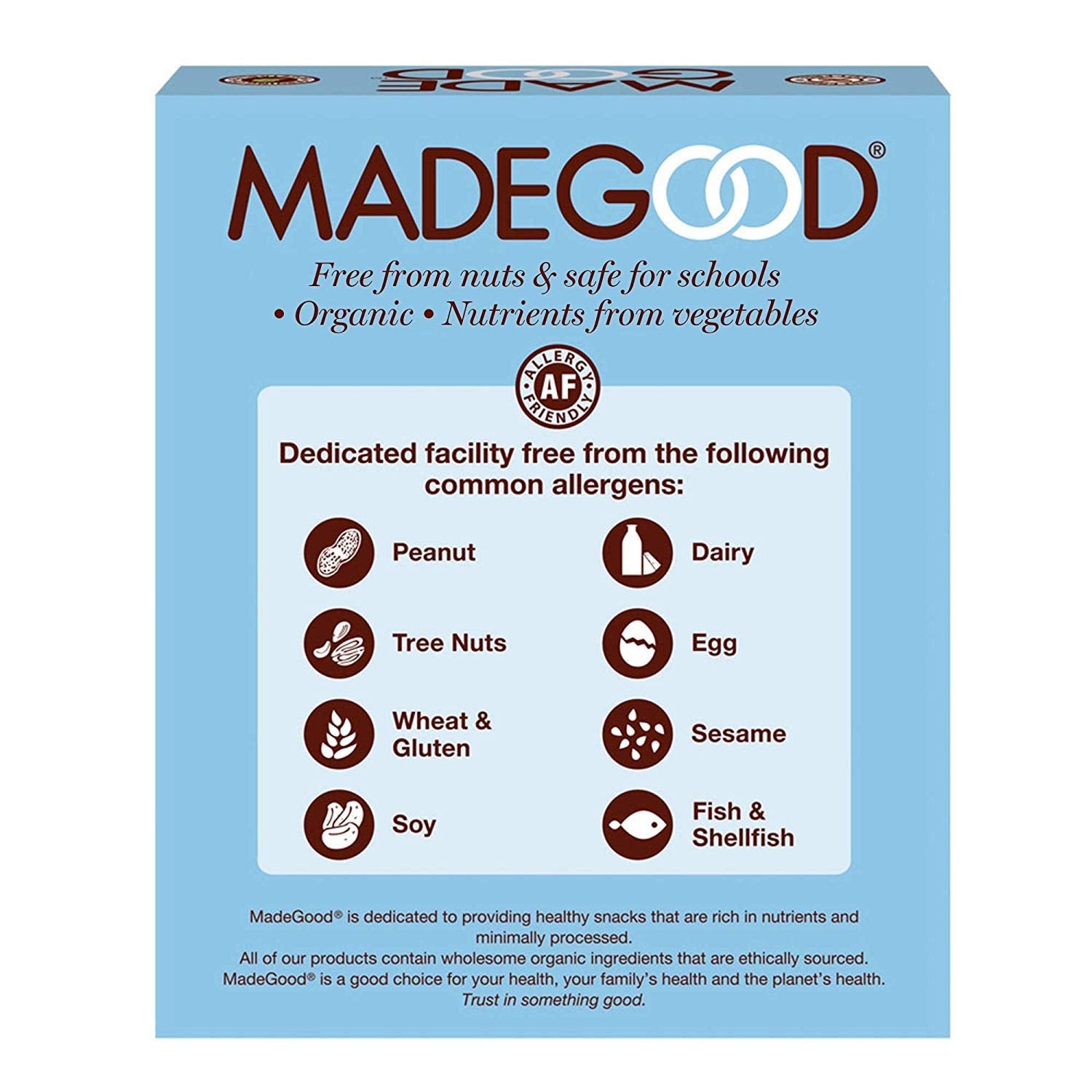 MADEGOOD (Pack of 18) Madegood Rice Crispy Squares Vanilla 4.68 Oz