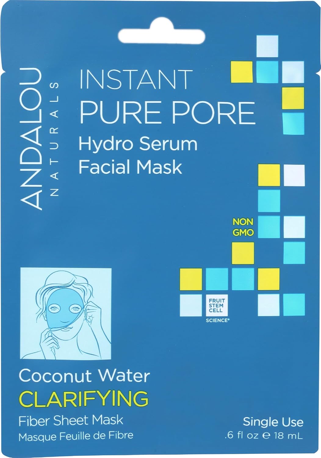 Andalou Naturals Mask Facial Pure Pore Serum