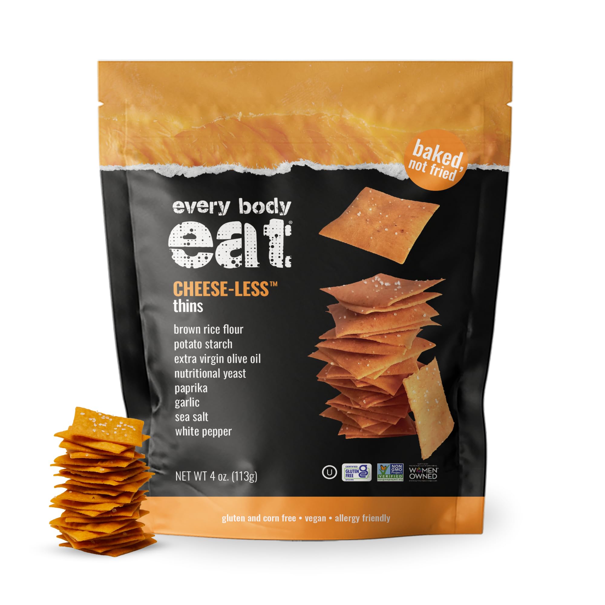 Every Body Eat Thins Cheese Less Classic Deli Crackers