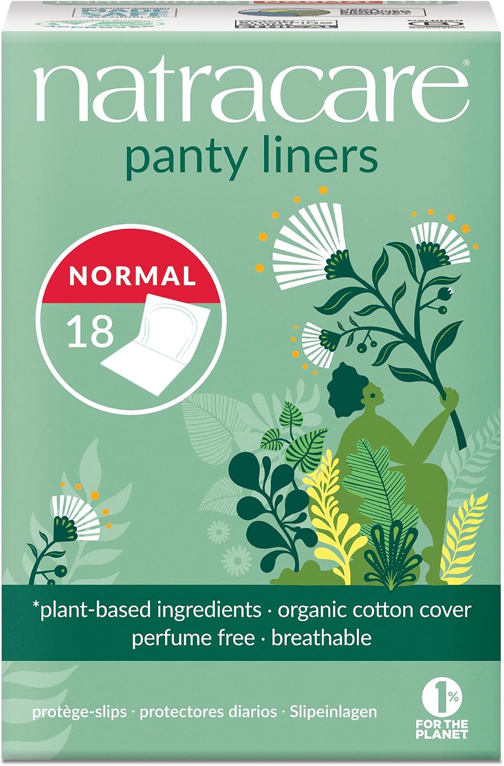 Natracare Panty Liner Wrapped Normal