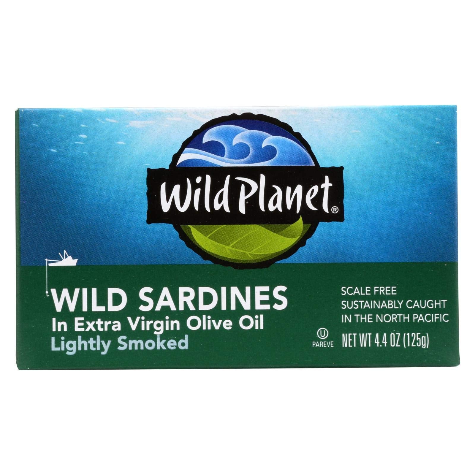 Wild Planet Sardine in Evoo Extra Virgin Olive Oil Natural S
