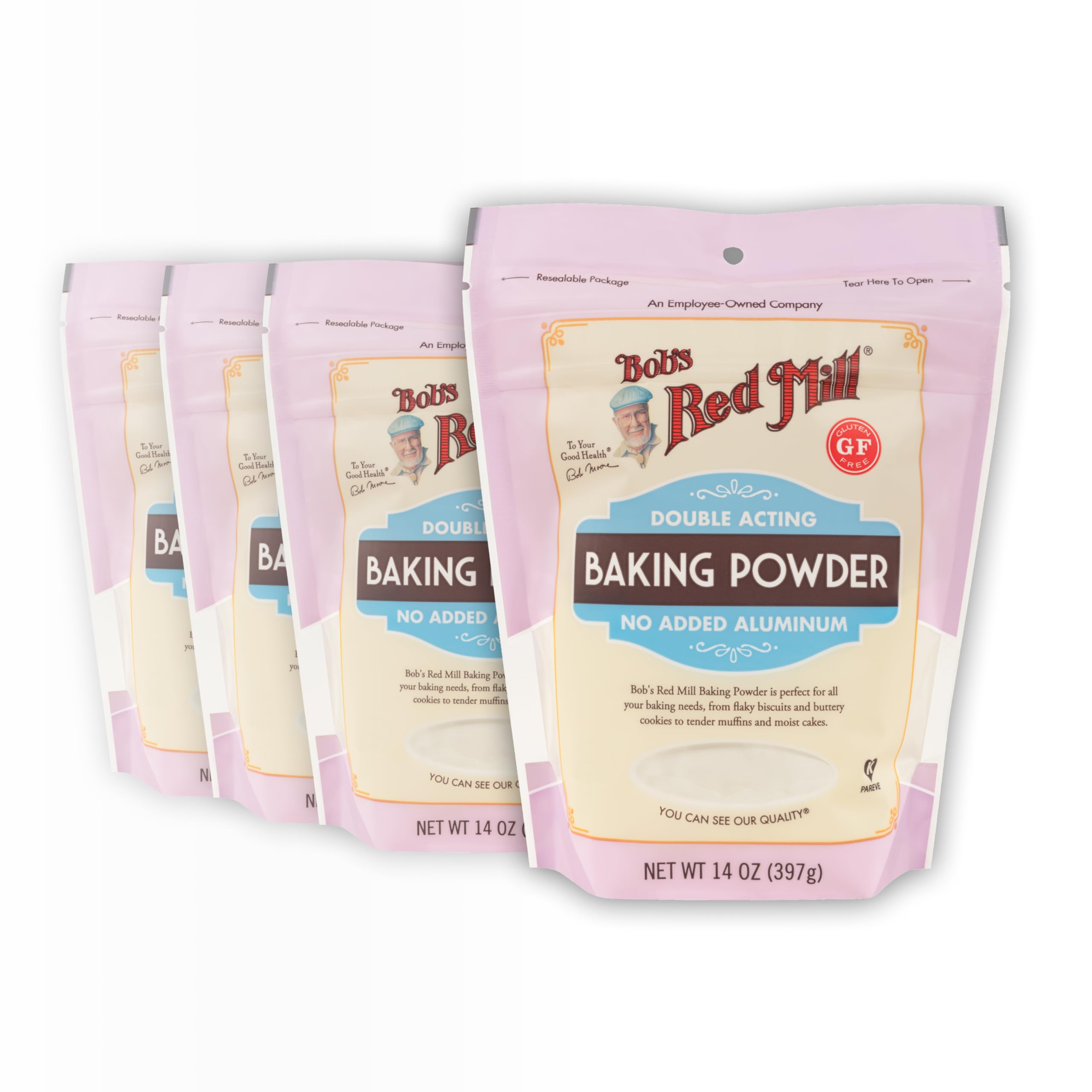 BOBS RED MILL (Pack of 12) Bob's Red Mill Baking Powder Natural Baking Ingredient 14 Oz