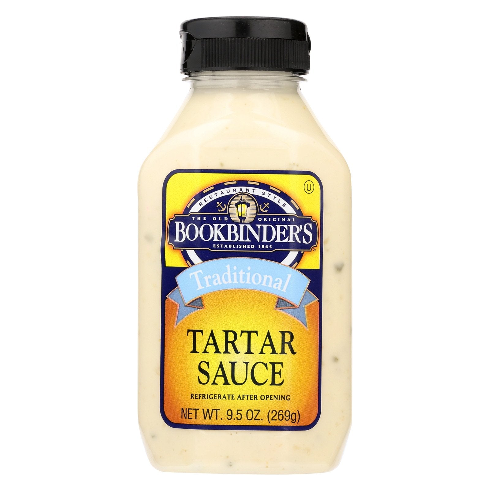 BOOKBINDERS (Pack of 27) Bookbinder's Sauce Tartar All Purpose Condiment 9.5 Oz