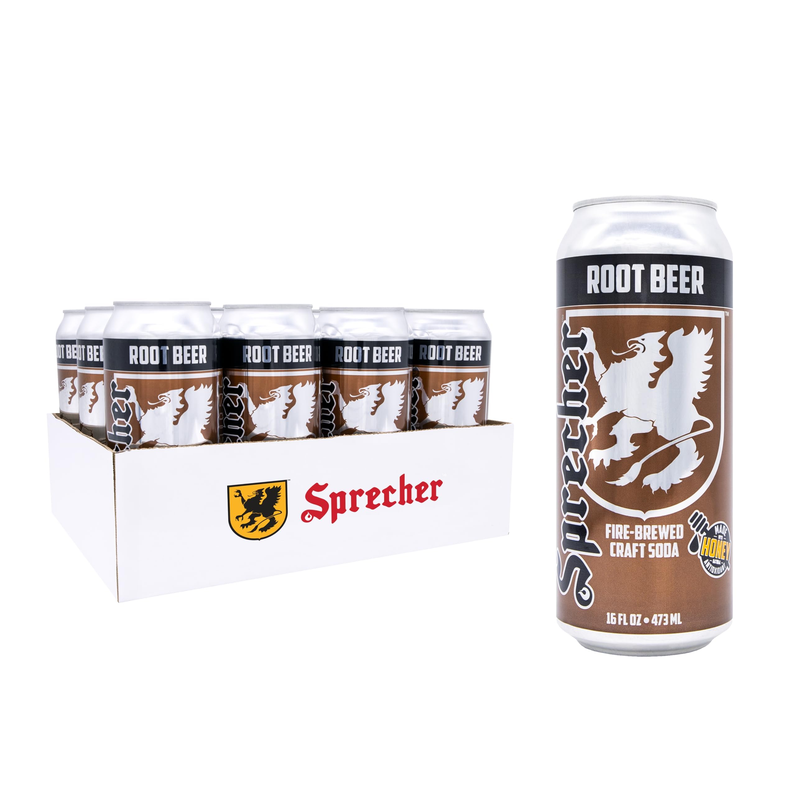 SPRECHER (Pack Of 36) Sprecher Soda Root Beer 16 Fl Oz