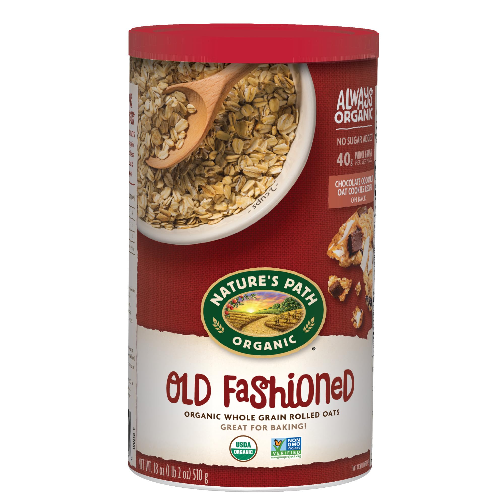 Nature's Path Organic Oatmeal Old Fashioned Hot Cereal