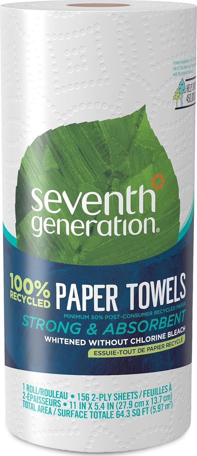 SEVENTH GENERAT (Pack of 12) Seventh Generation White Towel Paper Single Roll