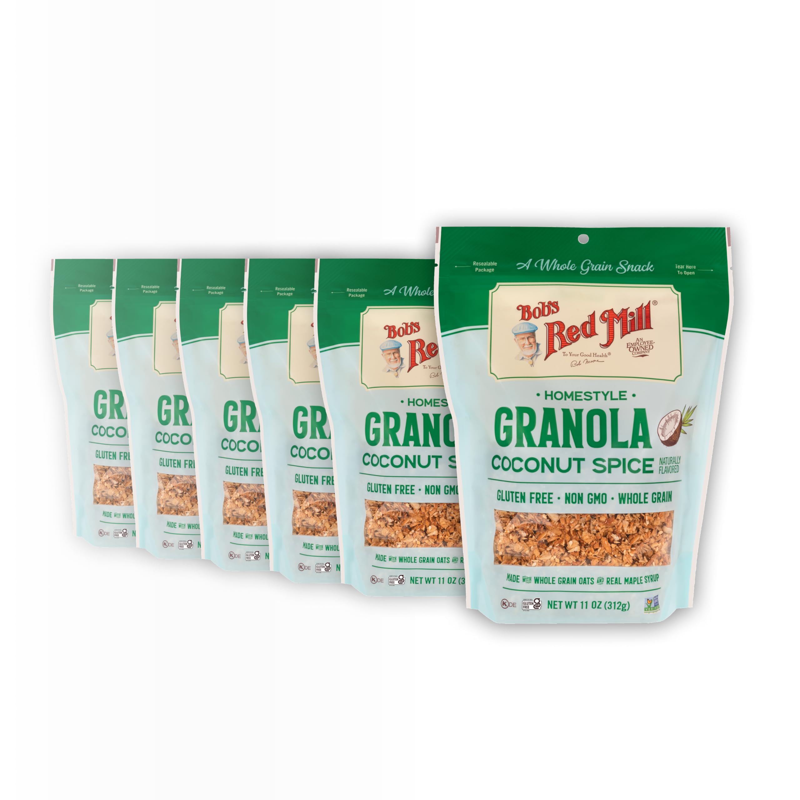 Bob's Red Mill Homestyle Granola with Coconut and Spice