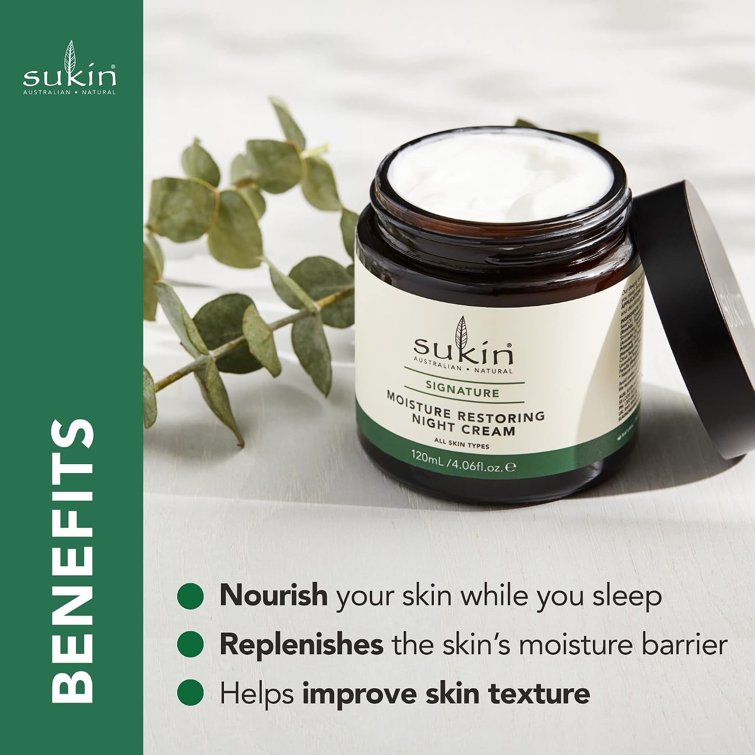 SUKIN (Pack Of 2) Sukin Cream Night Moisture Restoring 4.06 Fl Oz