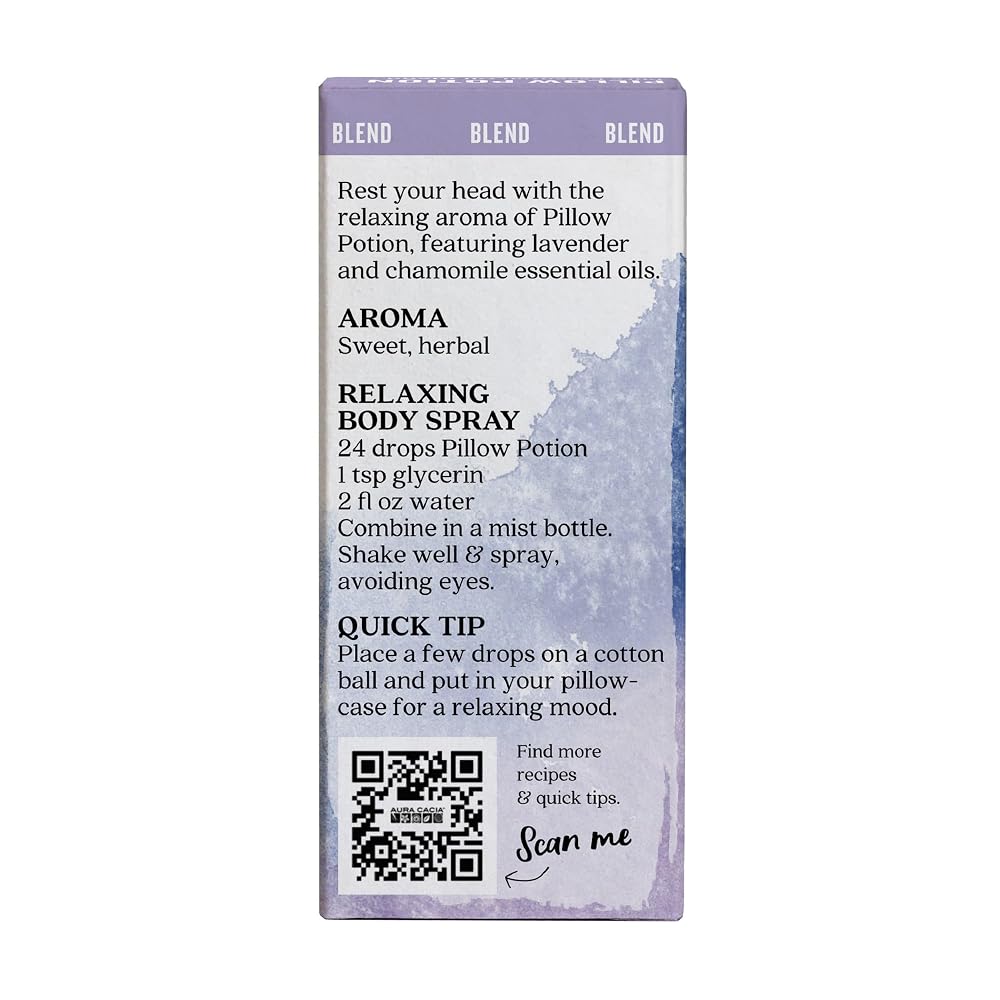 AURA CACIA (Pack of 7) Aura Cacia Essential Solutions Pillow Potion Boxed 0.5 Oz